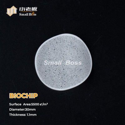 Купить White Color Mbbr Filter Media with Virgin HDPE Material Ras Biochip online manufacture