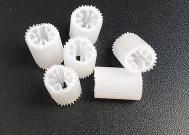 Купить MBBR Bio Media Heavy Size 5*10mm Белый девственный HIPS материал Пластиковая биоклетка для лечения online manufacture