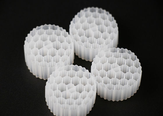 Купить Белый цвет Hdpe Материал 38 отверстий MBBR Carrier Virgin PE online manufacture