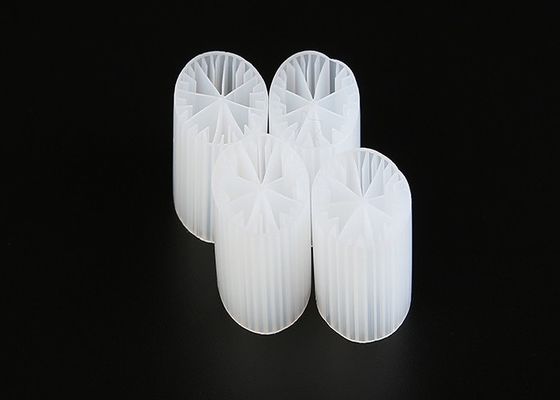 Купить Пресвятая HDPE MBBR пластиковая фильтрующая среда с хорошей поверхностью и белым цветом online manufacture