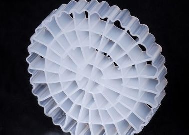 Прямая HDPE материал MBBR Пластиковая биофильтрная среда с хорошей поверхностью