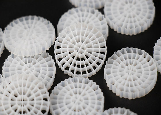 Белый цвет MBBR Bio Media Virgin HDPE материал K5 для очистки сточных вод