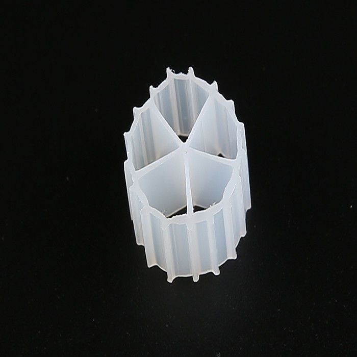 10*7mm MBBR Filter Media Virgin HDPE Material Белый цвет Биомедиа для очистки воды