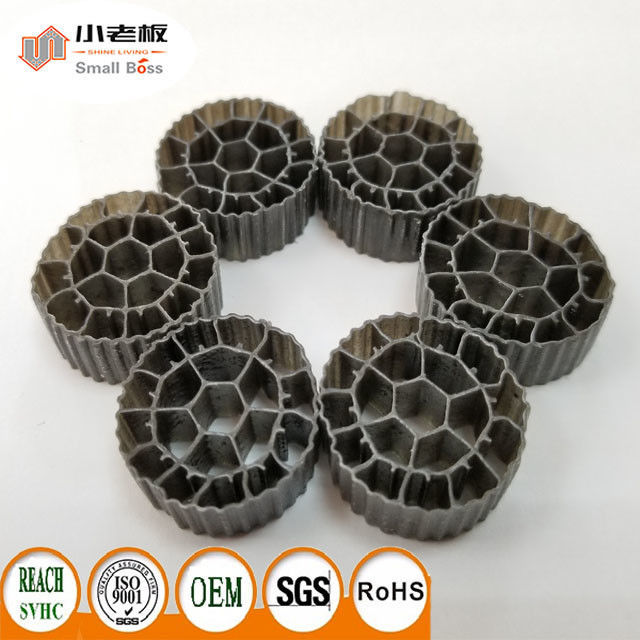 белый аквариумный фильтр hdpe пластиковые биомедиа упаковочные изделия для очистки воды