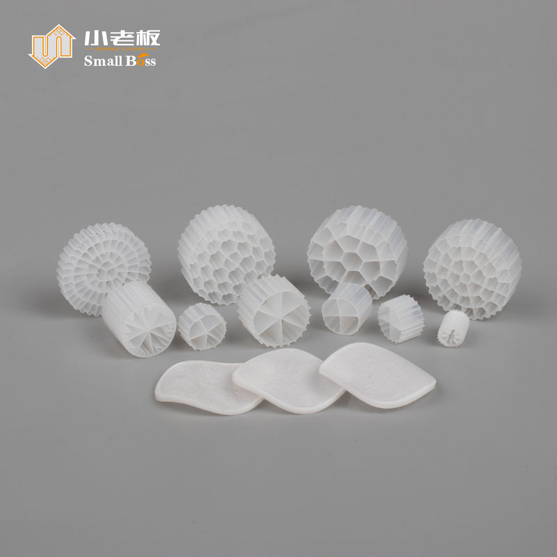 PE02 Биологическая очистка сточных вод Техника Mbbr Фильтрные средства PE Полимерный материал SBR Технология