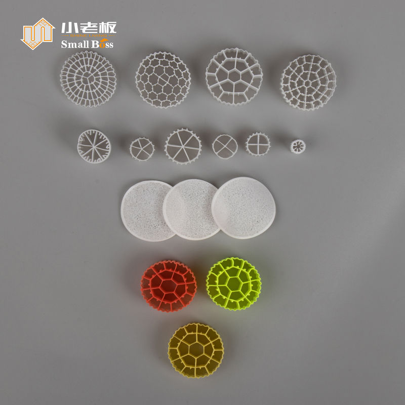 PE38 Профессиональные пластиковые фильтрующие материалы HDPE Аквариум биомедиа