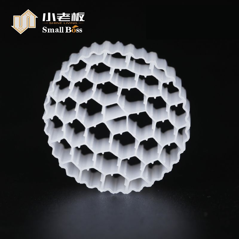 Пластиковый PE38 материал Пластиковый биофильтр MBBR бионоситель для очистки сточных вод