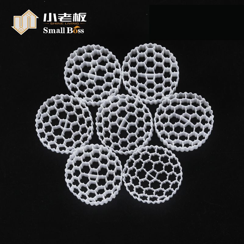 Пластиковый PE38 материал Пластиковый биофильтр MBBR бионоситель для очистки сточных вод