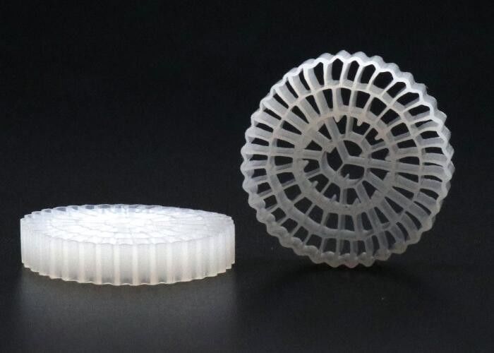 HDPE плавучая подвижная кровать фильтрующая среда для очистных сооружений MBBR биоклетка
