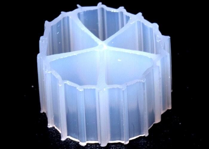 Белый цвет Рыба пруд девственная HDPE биоклетка биофильтрная среда Хорошая площадь поверхности