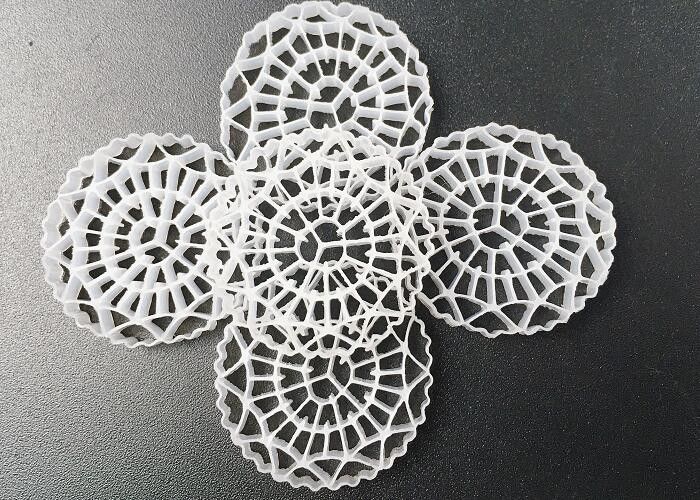 25*5mm K3 Фильтрная среда Hdpe Материал Ifas Процесс MBBR Биоболлы