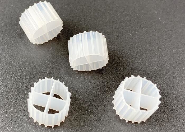 11*7mm MBBR биофильтр K1 с белым цветом и девственным материалом HDPE