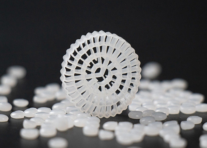 HDPE Белый цвет Движущаяся кровать Биопленка Реактор Быстрый рост