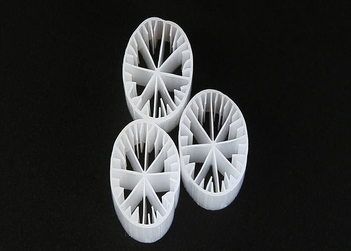 Пластиковый материал MBBR Bio Media Virgin HDPE и белый цвет 15 * 15 мм Размер для воды