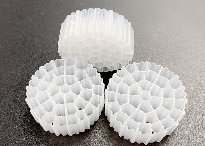 Пластмассовые биомедиа экструзионные трубы биотрубы MBBR Kaldnes Filter Media Любой цвет