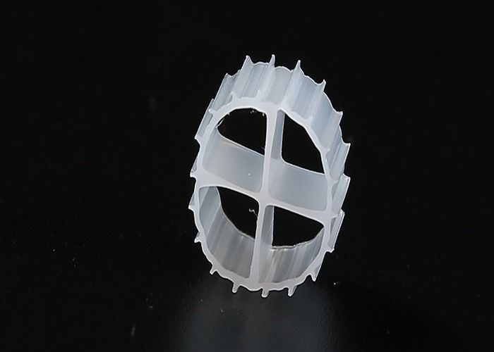 PE Ударные аквариумы MBBR Фильтр СМИ белый цвет fda носитель 11 * 7MM MBBR Biofilm Carrier
